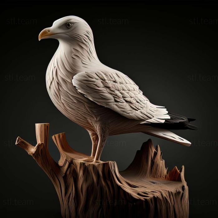 3D model gull (STL)